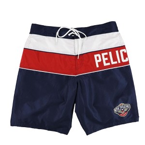 G-III Sports Mens New Orleans Pelicans 3-Colourway Swim Bottom Trunks - 1 of 2