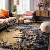 World Rug Gallery Contemporary Abstract Splash Area Rug - 2 of 4