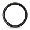 Black Bow Jewelry 8mm Black Zirconium, Rose Tone & Tan Antler Inlay Standard Fit Band - 2 of 4