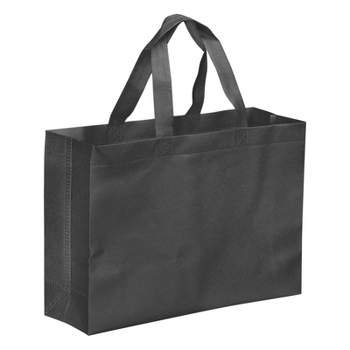 Unique Bargains Reusable Horizontal Style Non-Woven Fabric Gift Grocery Tote Bag