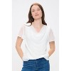 WEST K Women's Destiny Flutter Sleeve Cowl Neck Top - 2 of 4