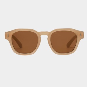 Women's Plastic Round Sunglasses - Universal Thread™ Tan - 1 of 2