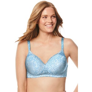 Comfort Choice Women's Plus Size Stay-Cool Wireless Wicking T-Shirt Bra - 1 of 4