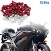 Unique Bargains M6 Aluminum Alloy Hex Socket Head Motorcycle Bolts Screws and Nuts - 2 of 4