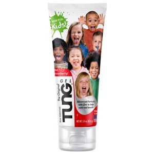 Kids TUNG Tongue Cleaning Gel, Wild Strawberry Kids Tongue Cleaner for ...