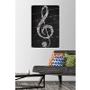 Trends International Treble Clef - Chalk Unframed Wall Poster Prints - 2 of 4