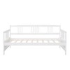 NicBex Twin/Full Modern Bed Frame Sofa Bed with Bedside Fence & Drawers/Trundle,Wooden Daybed Platform Bed for Bedroom,Study,Kids Room - 4 of 4