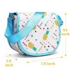 Girls Cute Pinapple Crossbody Purse Messenger Shoulder Bags with Adjustable Straps For Kids - 4 of 4