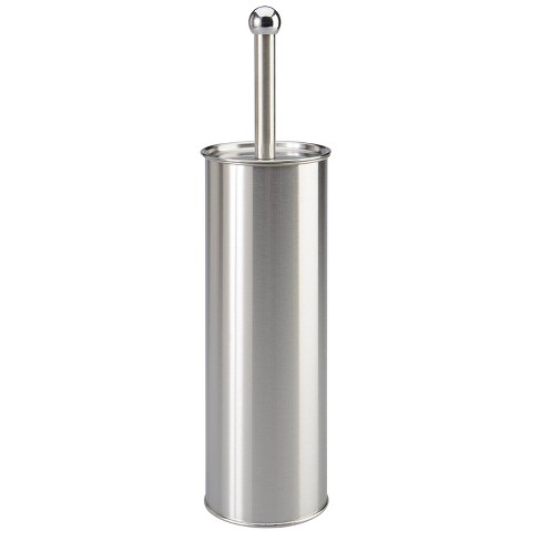 Toilet Brush Holder Toilet Brush Stainless Steel with White MG of Beautiful Beck Design 
