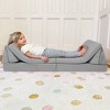 Imaginarium Little Brother Little Sister Kids' and Toddler Small Play Couch Dark Gray: Activity Center for Ages 1-5 - 3 of 4