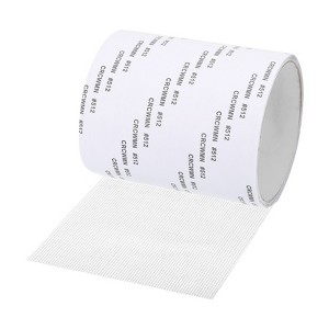 Unique Bargains Fiberglass Adhesive Waterproof Mesh Design Window Screen Repair Tape - 1 of 3