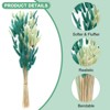 Unique Bargains Artificial Bunny Tails Dried Home Decor Realistic Pampas Grass 17 Inch 120 Pcs - 2 of 4