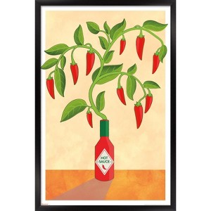 Trends International Reinders: Food - Chili Tree Framed Wall Poster Prints - 1 of 4