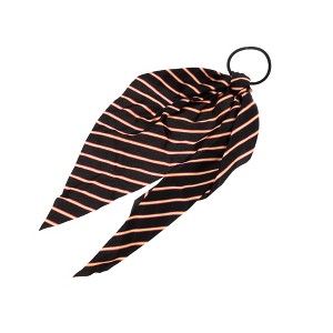 Unique Bargains Stripes Triangle Ribbon Hair Elastic Band 1 Pc - 1 of 4