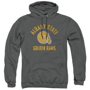 Albany State University Official Albany Golden Rams Logo Adult Pull-Over Hoodie - 1 of 4