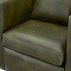 Swivel Ultra-Soft Performance Fabric Barrel Chair with Pocket Coil Seat and Reversible Cushions for Living Room - 2 of 4