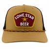 Adult Lone Star Beer Embroidered Patch Rope Hat - 2 of 4