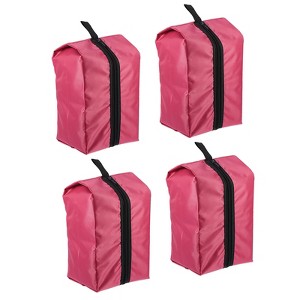 Unique Bargains Waterproof Portable Lightweight Shoe Storage Bags for Travel 4 Pcs - 1 of 4