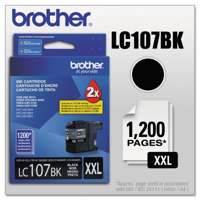 Brother LC107BK Innobella Super High-Yield Ink Black