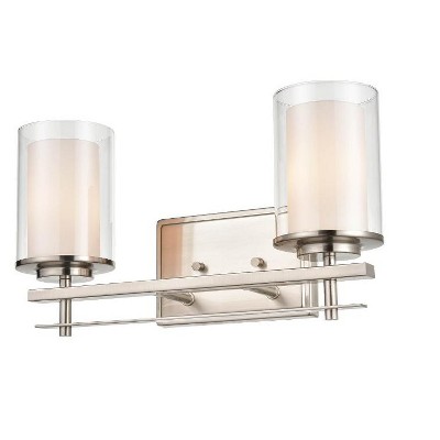 Millennium Lighting Huderson 2 - Light Vanity in  Brushed Nickel