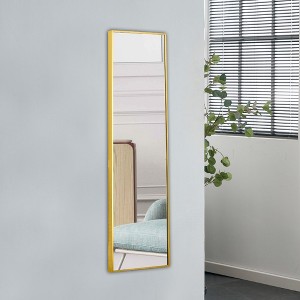 KTMBDW Full Length Mirror, Floor Mirror with Aluminum Alloy Thin Frame,Free Standing or Wall-Mounted Mirrors for Living Room - 1 of 4
