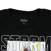 Seven Times Six Marvel Rivals Storm T Shirt In Game Logo Adult Short Sleeve Graphic Tee Black - 3 of 3