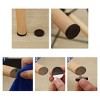 Unique Bargains Round Self-Stick Anti-Scratch Floors Protector Furniture Felt Pads Dark Brown 30 Pcs - 4 of 4