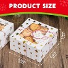 Joyfy 24 Pcs Christmas Cookie Boxes, Gold Foil Treat Box with Window, Gift-Giving Bakery Gift Wrapping Box for Pastries Cupcakes Cookies Donuts - 4 of 4