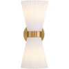 Possini Euro Design Possini Euro Peter 14" High Warm Brass 2-Light Wall Sconce Set of 2 - 4 of 4