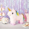 Blue Panda Unicorn Pinata for Girls Birthday Party - Unicorn, Rainbow Theme Birthday Party Supplies (Pink, Small, 13x15.5x5 in) - 2 of 4