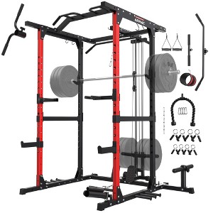 ARMAC Power Cage, Power Rack with Adjustable Cable Crossover System, Weight Cage for Home Gym - 1 of 4