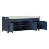 NicBex Storage Bench with Removable Cushion,Shoe Bench with Hidden Storage Space for Living Room,Entryway - 4 of 4