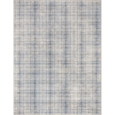 Well Woven Rio Flatweave Distressed Plaid Area Rug : Target