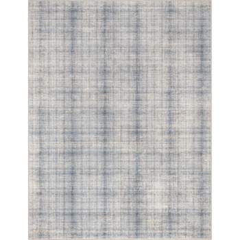 Well Woven Rio Flatweave Distressed Plaid Area Rug
