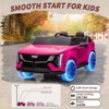 Jojoka 24V Licensed Cadillac Electric Ride on Car for Kids, 2 Seater w/ Remote Control,Shock Absorbers,LED Lights,Music & Slow Start - 3 of 4