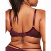 Adore Me Women's Marca Plunge Bra 38DD / Port Royale Purple. - 3 of 4