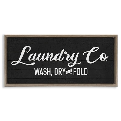 Stupell Industries Rustic Laundry Co Sign, 31" x 14"