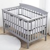 BreathableBaby Breathable Mesh Crib Liner - Deluxe Embroidered Collection - 2 of 4