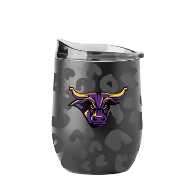 NCAA Minnesota State Mavericks 16oz Black Leopard Stainless Steel Wine Tumbler