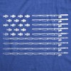 Mens Funny T Shirts Fishing American Flag Sarcastic Fish Novelty Tee For Men - Crazy Dog Men's T Shirt - 2 of 4