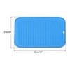 Unique Bargains Dish Drying Mat Reusable Sink Drain Pad Heat Resistant Non-Slipping Suitable for Kitchen - 2 of 4