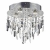 Elegant Lighting Galaxy 4 light Chrome Flush Mount Clear Royal Cut Crystal - 3 of 3