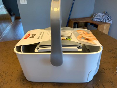 OXO Tot Storing Diaper Caddy With Changing Mat for sale online