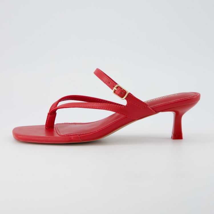 CUSHIONAIRE Women's Madrid Strappy Kitten Heel Sandals +Memory Foam, Wide Widths Available, 2 of 6