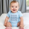 The Juniper Shop SmileyWorld Patriotic Stars Stacked Baby Short Sleeve Bodysuit - 3 of 4
