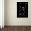 Trademark Fine Art -Claire Doherty 'Coca Cola Bottle Patent 1937 Black' Canvas Art - 3 of 3