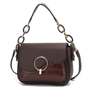 MKF Collection Fantasy Croc Vegan Leather Women's Shoulder Crossbody Bag by Mia K - 1 of 4