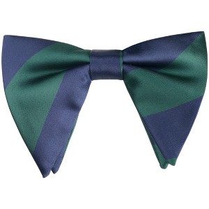 INSPIRE CHIC Men's Pre-tied Striped Adjustable Bow Tie - 1 of 4