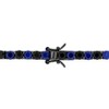 EVERLY JEWELRY |Black Rhodium Plated Sterling Silver 17 4/5ct TGW Created Blue and Black Sapphire Men's Tennis Bracelet- 9 in - 4 of 4