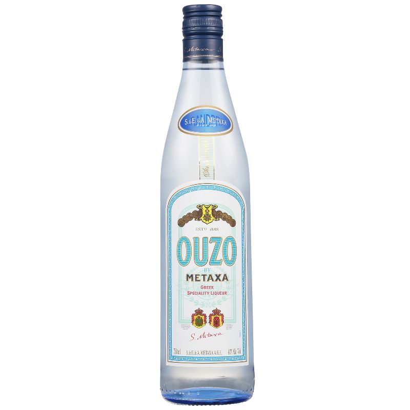 Ouzo by Metaxa Greek Specialty Liqueur - 750ml Bottle, 1 of 12